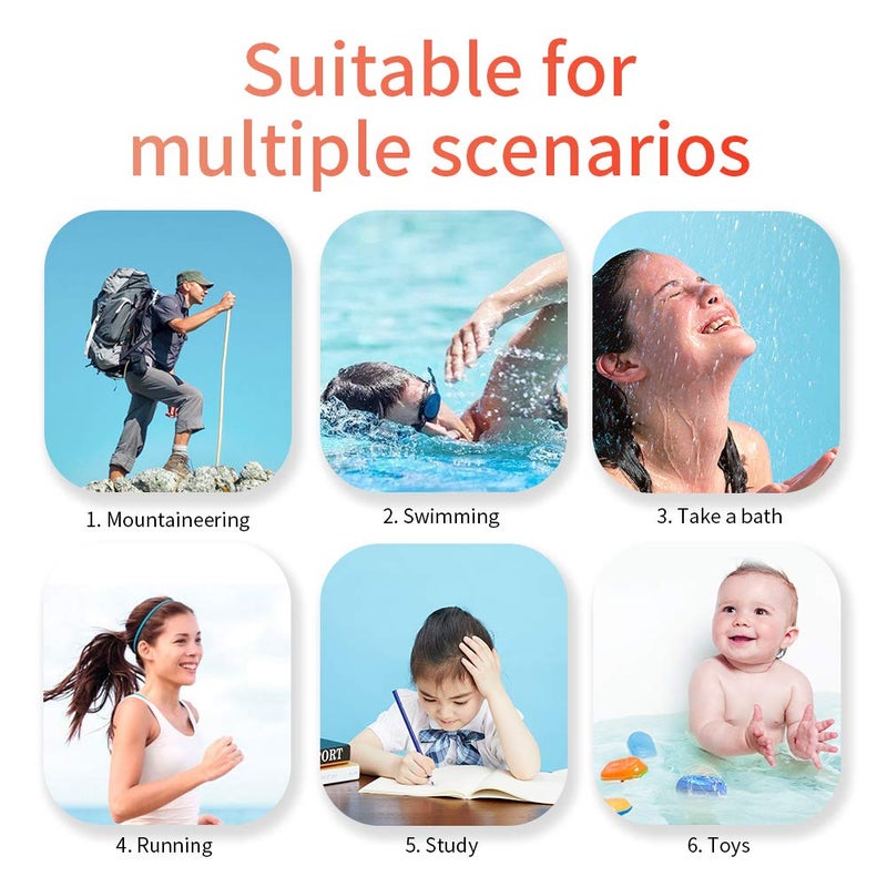 CYBORIS Small Portable Bluetooth Speaker, Portable Shower Speakers IPX7 Waterproof Wireless Floating Pool Mini Outdoor Speakers Handsfree with Built-in Mic for Hot Tub, Swimming, Beach, Boating - Image 4